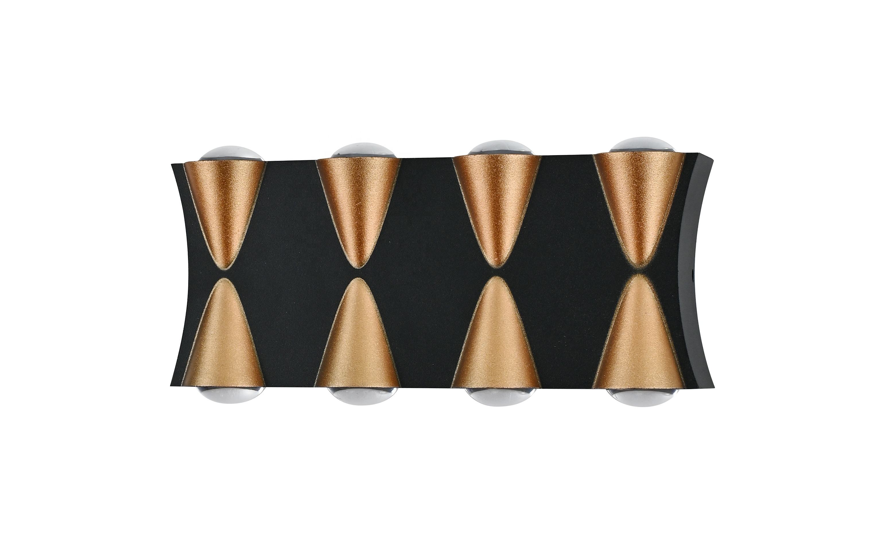 Moderna applique da parete a LED impermeabile IP65 Up Down 8W Illuminazione per esterni Home Hotel Negozio Corridoio Portico Sconce Lampade da parete AC 220V 110V