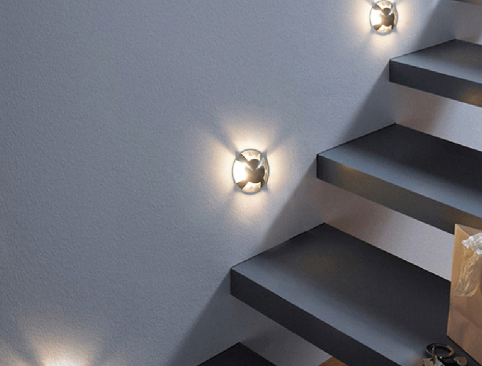 Lampada sepolta a trasmissione luminosa a LED 1W lampada da terra per illuminazione esterna a prova di pioggia da giardino incorporata nel cortile