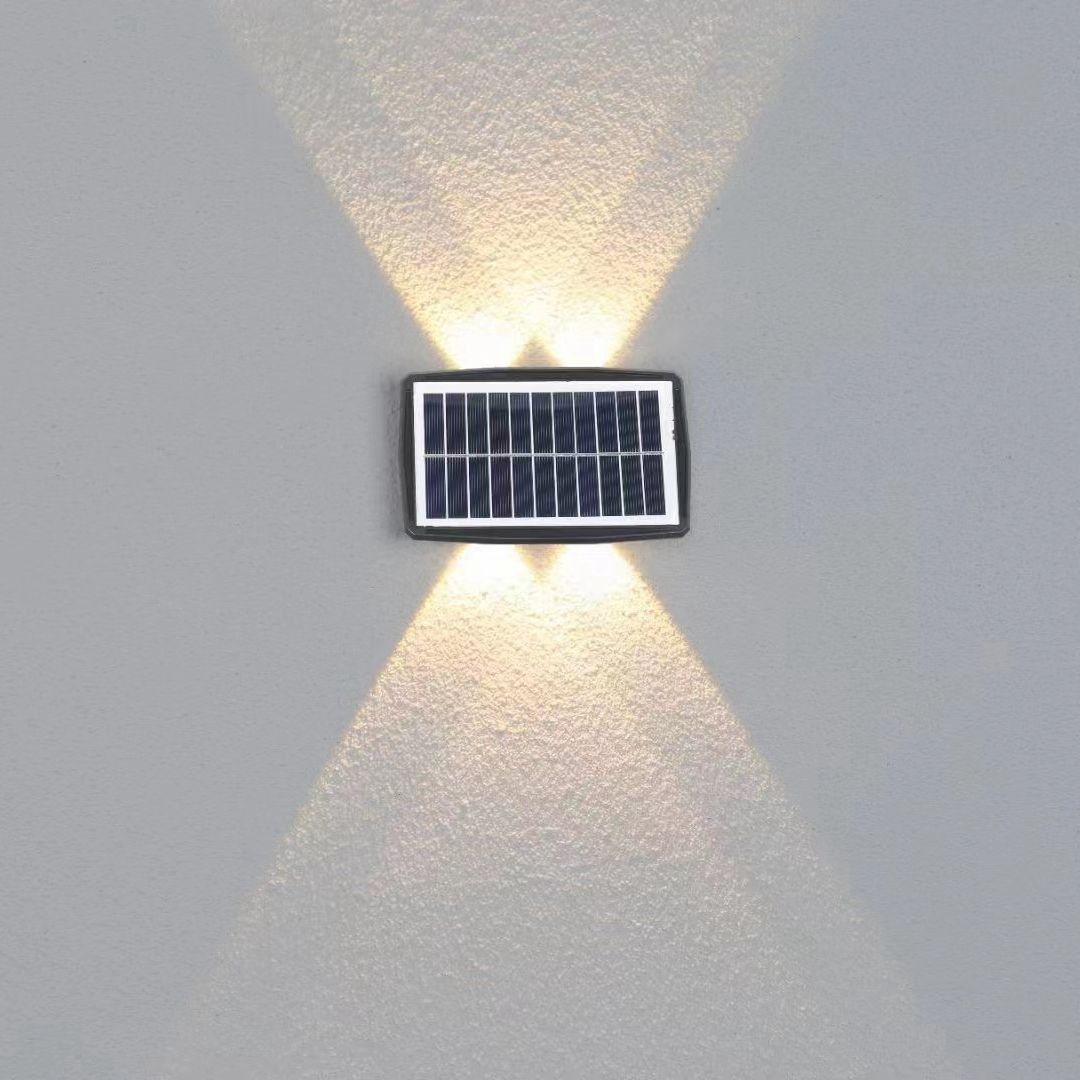 luce esterna solare a led lampada da parete a led a energia solare lampada a luce solare a led solare per esterni balcone impermeabile luci ad alta energia solare cortile strada paesaggio 