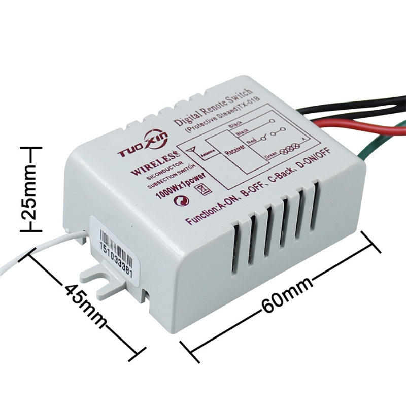 Interruttore di comando a distanza senza fili Interruttore digitale chiaro a 3 vie del regolatore di segmento della lampada della casa astuta di Digitahi LED Commercio all'ingrosso