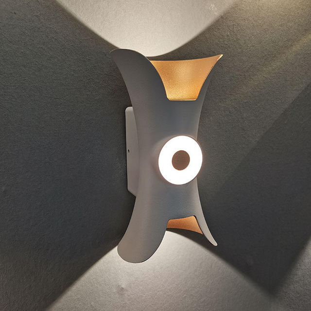 Waterdichte Lampada da esterno per esterni LED Lange Lampada da parete IP65 Alluminio Luce Tuin Villa Veranda Blaker Luce 110V 220V Blaker Armatuur