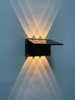 6W Solar Led Light Outdoor Impermeabile Solar Hight Lights Applique da parete Lampada da parete intelligente Lampada da parete solare Lampada da esterno