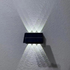 6W Solar Led Light Outdoor Impermeabile Solar Hight Lights Applique da parete Lampada da parete intelligente Lampada da parete solare Lampada da esterno