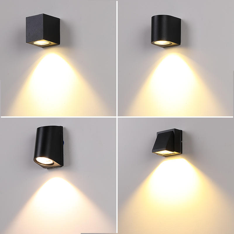 Applique LED IP65 Esterno Impermeabile Giardino 5W/10W Lampada Moderna Corridoio Camera da Letto Soggiorno Interno Hotel Wandleuchte Badezimmer
