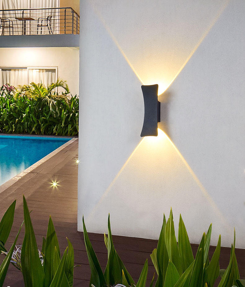 IP65 LED Wandlamp Outdoor Waterdichte Tuinverlichting Alluminio AC86-265 Indoor Slaapkamer Woonkamer Trap Wandlamp