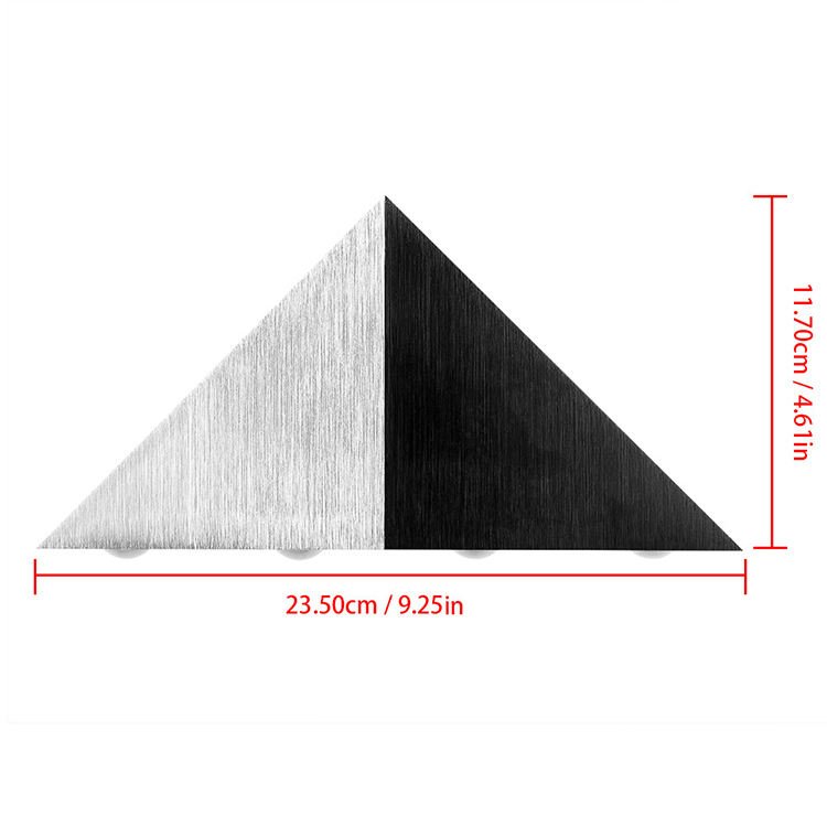 Rifornimento di fabbrica Lampada da parete a LED grande triangolo 5W corridoio in alluminio luce KTV camera da letto soggiorno sfondo decorazione della parete lampada