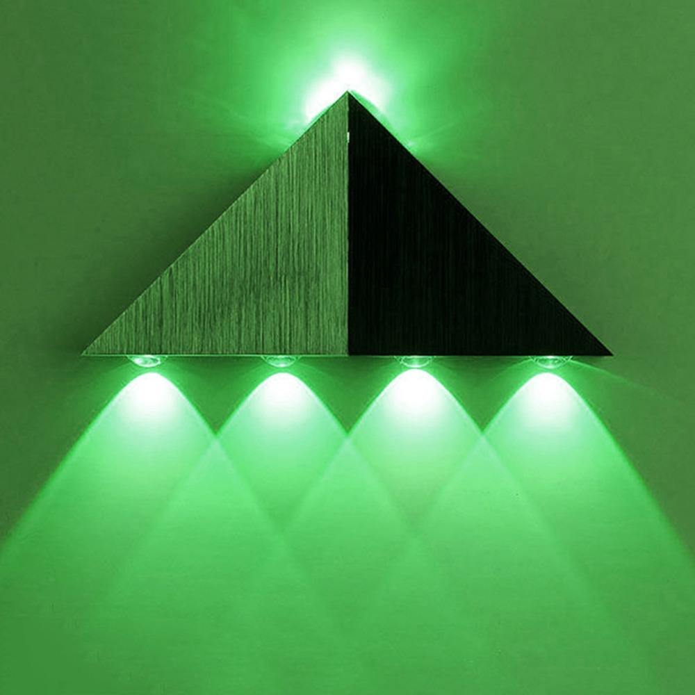 Hagood nuova applique da parete a led decorativa triangolare da 5W AC85-265V illuminazione per interni Fantasia scandinava Semplice vintage moderno