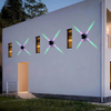 Applique da parete a LED per esterni a forma di onda minimalista impermeabile IP65 85 ~ 265V Lampada da parete minimalista per luce del portico di strada