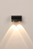 Moderna semplice lampada da parete esterna a LED impermeabile lampade da cortile cancello lampada terrazza balcone applique da giardino prezzo di fabbrica