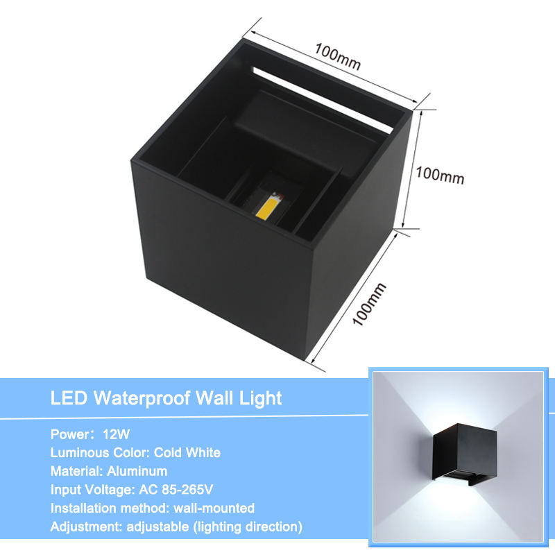 Lampadari moderni Lampade da parete per soggiorno all'aperto Applique a led