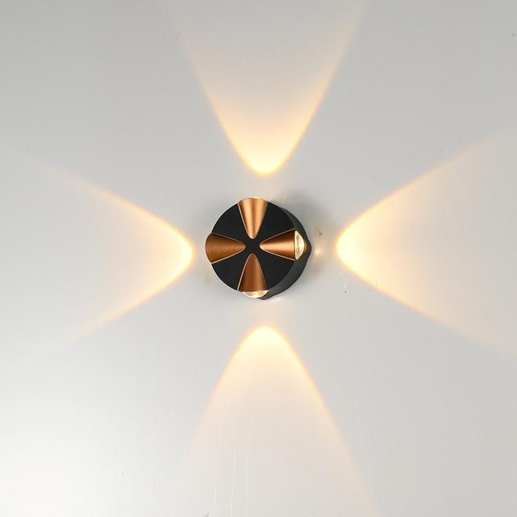 Lampada da parete per esterni impermeabile e resistente all'umidità Cortile in alluminio per esterni Cortile Terrazza Corridoio Corridoio Corridoio Lampada