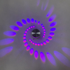 Semplice cerchio sfondo Decorazione Lampade Moderne LED RGB Applique da parete Soggiorno Camera da letto Comodino Corridoio Corridoio Illuminazione interna