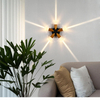 Outdoor Garden Hotel Home Decor Fancy LED Lampada da parete Luce multilaterale Lustro Paesaggio Illuminazione su e giù Corridoio di mobili