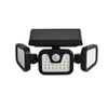Hagood Lampada da parete a 3 teste impermeabile per esterni Tre teste 83 Luci di sicurezza alimentate a LED con sensore solare COB