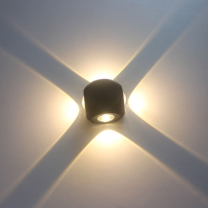 4W Led Wall Light Outdoor Led Impermeabile Costruzione Esterno Cancello Balcone Giardino Cortile