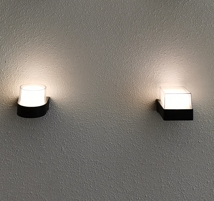 Outdoor Tuya Wifi LED Smart Lampade da parete 10W Cube RGB App Dimmerabile Sconce Giardino impermeabile Alexa Google Home Applique da parete AC85-265V