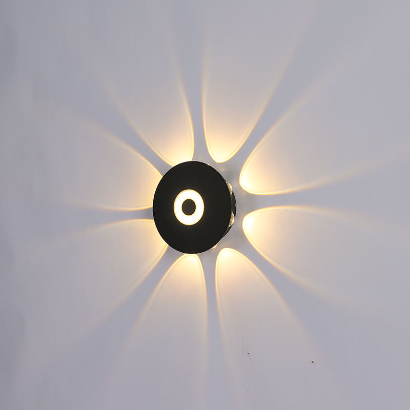 Lampada da parete moderna per esterni Luxury Ip65 Lampada da parete per esterni fabbricata in alluminio Gu10 Nuovo