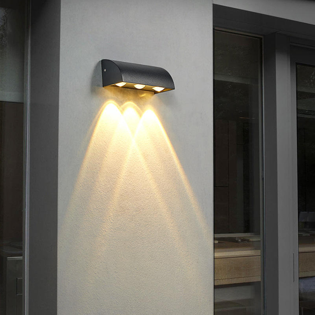 Lampada da parete a LED per interni Lampada da decorazione moderna per interni 85-265V 3W Illuminazione per interni per scale domestiche Applique da parete per soggiorno
