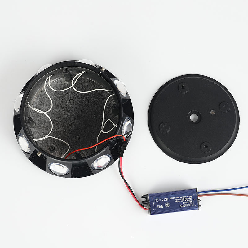 Commercio all'ingrosso applique da parete per interni esterni IP65 lampada da parete giardino villa camera da letto striscia linea lampada da comodino apparecchio da parete illuminazione a 360 gradi