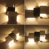 Moderna lampada da parete a LED a gradini e luce decorativa per interni