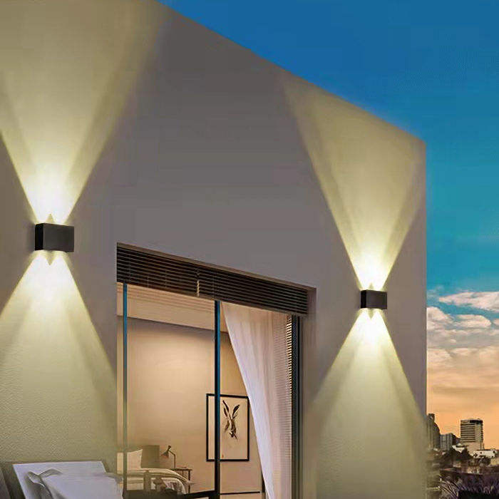 Lampada da parete a LED Portico Lampada da parete per interni su e giù per esterni per scale domestiche Camera da letto Lampada da comodino Lampada da corridoio Illuminazione di marca
