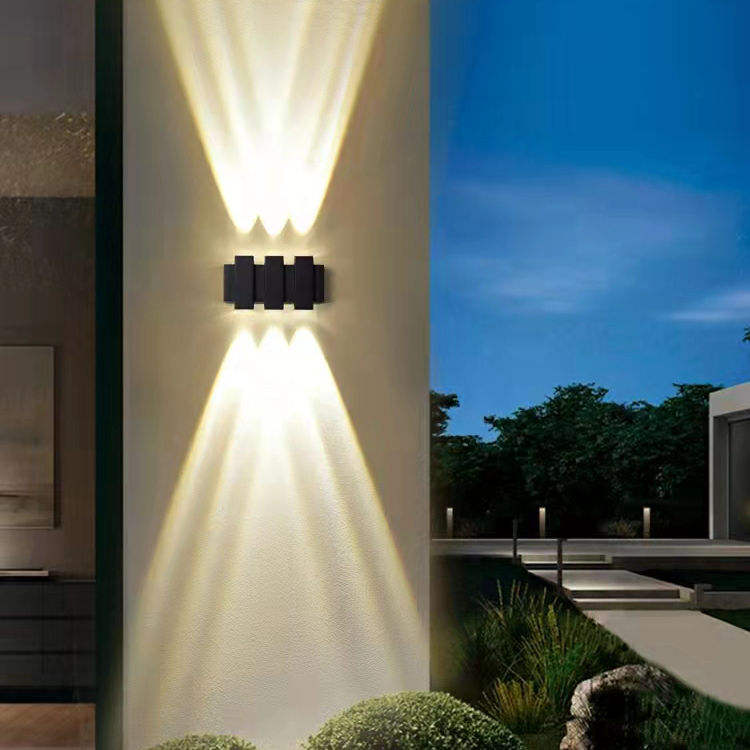 Lampada da parete a LED Portico Lampada da parete per interni su e giù per esterni per scale domestiche Camera da letto Lampada da comodino Lampada da corridoio Illuminazione di marca