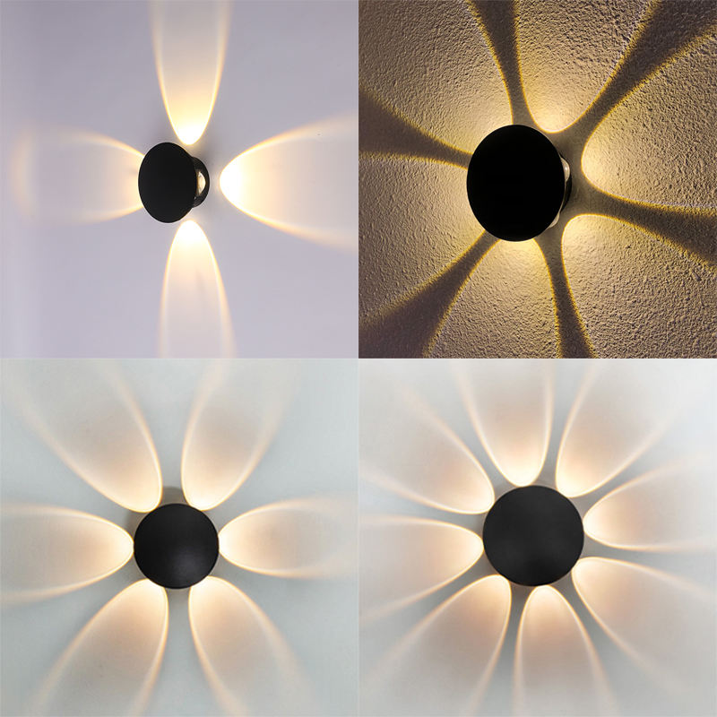 Lampada da comodino a fungo da 6W 8W LED lampada da parete moderna per corridoio corridoio scala portico