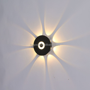 6W 8W IP65 a forma di fungo 360 gradi applique da parete a led per la decorazione esterna illumina la lampada da parete impermeabile montata a parete