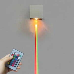 3W RGB LED Sconce Lampada da parete moderna semplice per soggiorno Sala da pranzo Corpo in alluminio acrilico Decorazione domestica
