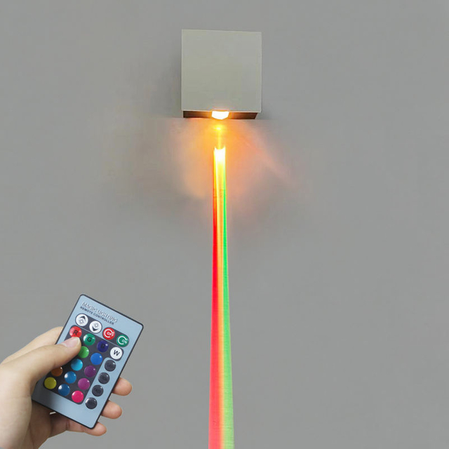 3W RGB LED Sconce Lampada da parete moderna semplice per soggiorno Sala da pranzo Corpo in alluminio acrilico Decorazione domestica