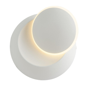 Lampada da parete a LED quadrata per soggiorno camera da letto applique da parete bianca nera applique da parete girevole a 360 gradi in metallo 18W / 24W