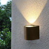 Lampada da parete impermeabile a colonna singola da 5W Lampada da notte unica Lampada da parete impermeabile IP65 per la decorazione del giardino