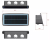4W 6W Solar Led Light Outdoor Impermeabile Solar Hight Lights Applique da parete Lampada da parete intelligente Lampada da parete solare Lampada da esterno