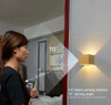 5W Sensore di movimento Led Night Light Lampada da parete ricaricabile per interni lampada da comodino usb lampada da comodino con porta usb lampada da comodino con lampade da comodino usb con 