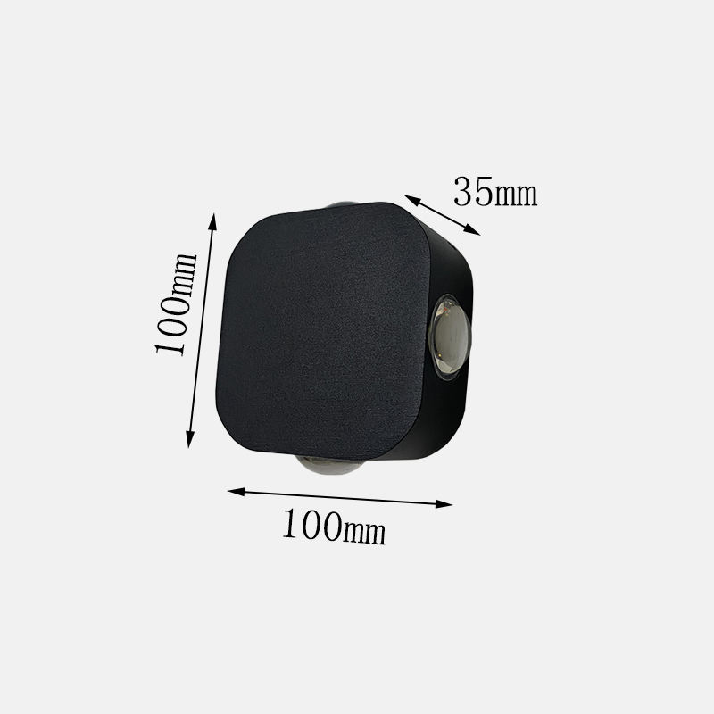 Applique da esterno impermeabile IP65 4W LED Applique da parete in alluminio Applique da parete da giardino a LED