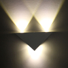 Miglior vendita moderna lampada da parete a led triangolare creativa 3W 9W per illuminazione di interni