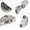 Lampada da parete a LED a semicerchio in stile unico 3w Applique da parete in alluminio su e giù per il soggiorno del corridoio del comodino della camera da letto di casa