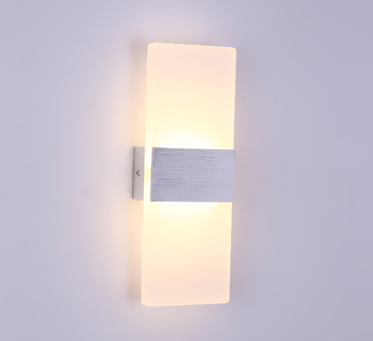 Lampada da parete in acrilico 6W Lampada da parete per interni Lampada da parete in acrilico Led Rgb con BOM / Servizio one-stop Lampada da parete a LED Marchio laser personalizzato Lampada acrilica personalizzata Merci