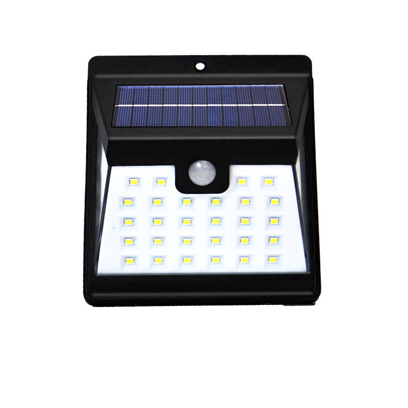 1000lm IP65 Impermeabile casa led luce solare Sensore di movimento PIR Applique da parete di sicurezza solare per esterni Luce solare da giardino a LED