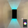 9W RGBW Lampada da parete Cambia colore Dimmerabile IP65 Illuminazione Applique da parete LED Comodino Ambient Tuya APP WIFI Control Party Decorazioni per interni