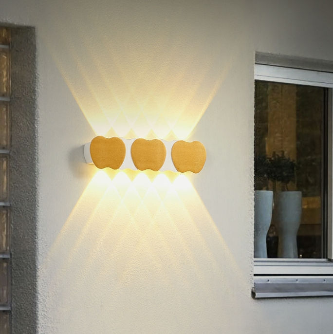 Nuovo Corridoio Scale Illuminazione Lampada da parete a LED Esterna impermeabile IP65 Su e giù Applique da parete Luce acrilica Luci da giardino 220V