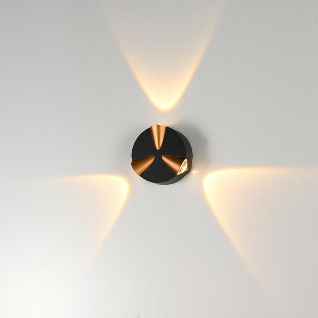 Lampada da parete a LED Lampada da parete per esterni Lampada moderna minimalista creativa per hotel Lampada da parete Applique per esterni Luci notturne uniche Merci