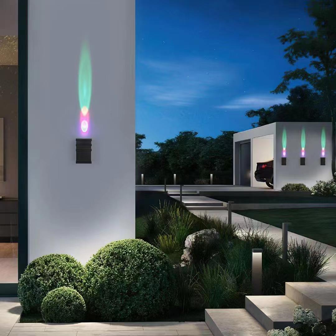 Lampada da parete a LED da parete di alta qualità per esterni Lampada da giardino impermeabile IP65 decorazione dell'hotel con prezzo di fabbrica