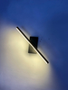 Lampade da parete moderne a LED 330 Girevole 6W AC85V-265V Applique da parete Lampada nera Corridoio Decorazione per interni Illuminazione