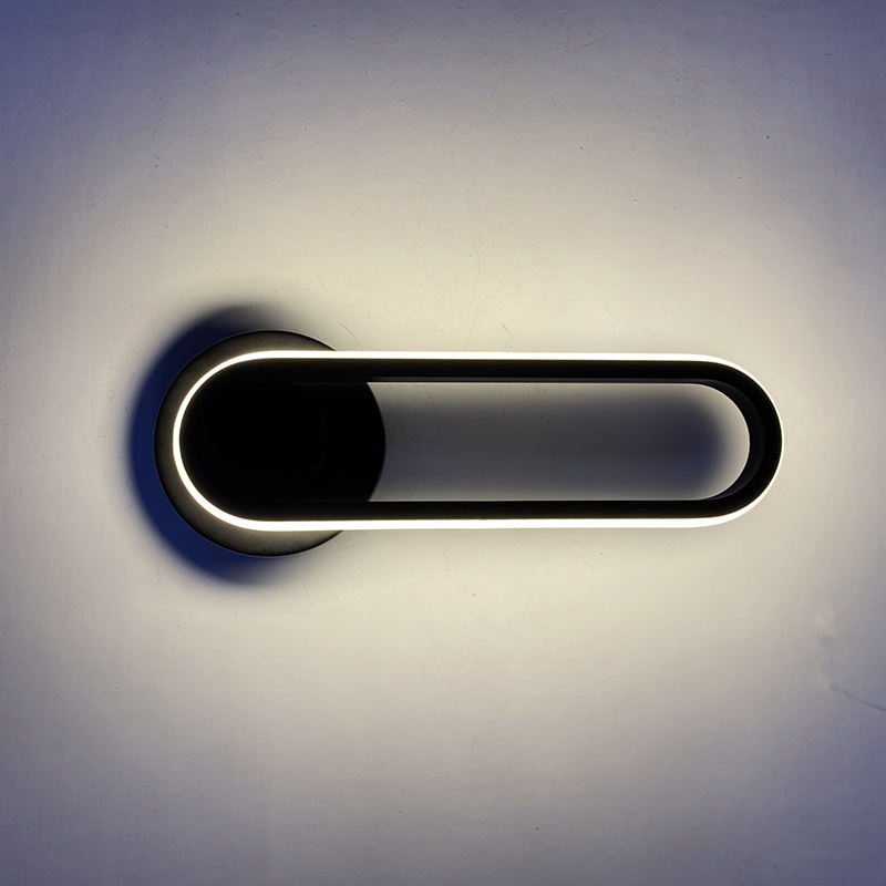 Lampada da parete per camera da letto da 12W Comodino per interni Soggiorno Lampada da parete a LED Apparecchio per scale Lampada decorativa