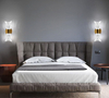 Lampada da parete in acrilico Moderno minimalista Soggiorno Camera da letto Comodino Corridoio Sfondo Applique da parete Illuminazione per interni Lampada da parete