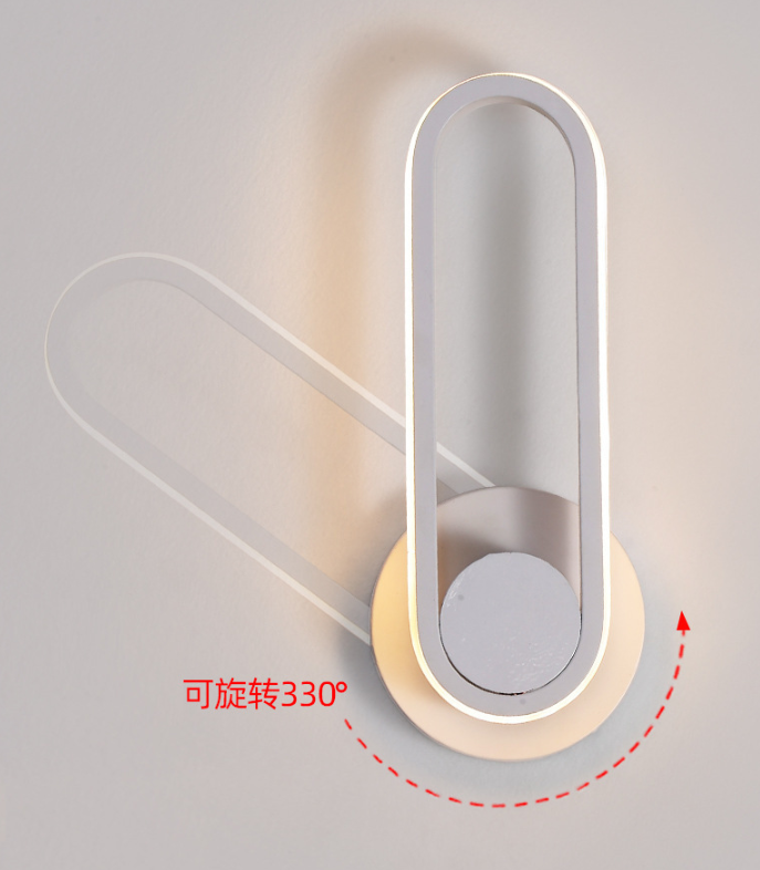 12W Lampada da parete girevole Lampada da comodino Lampada da comodino a led Lampade da comodino a parete Applique da parete Camera da letto Comodino Lampada da parete a led Lampada da parete girevole Applique da parete per interni Illuminazione per montaggio su lampada