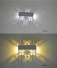 Lampada da parete in alluminio di alta qualità 6W applique per interni 2W applique da parete a farfalla con telecomando luce notturna a led Comodino da parete 