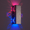 Lampada da parete in alluminio di alta qualità 6W applique per interni 2W applique da parete a farfalla con telecomando luce notturna a led Comodino da parete 