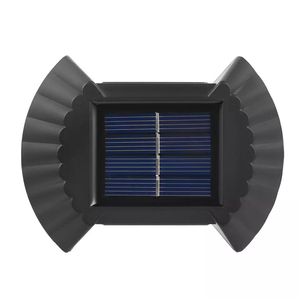2LED 8LED Smart Solar LED Light Outdoor impermeabile luce da giardino lampade da parete ad energia solare applique Decor LED lampada solare da giardino